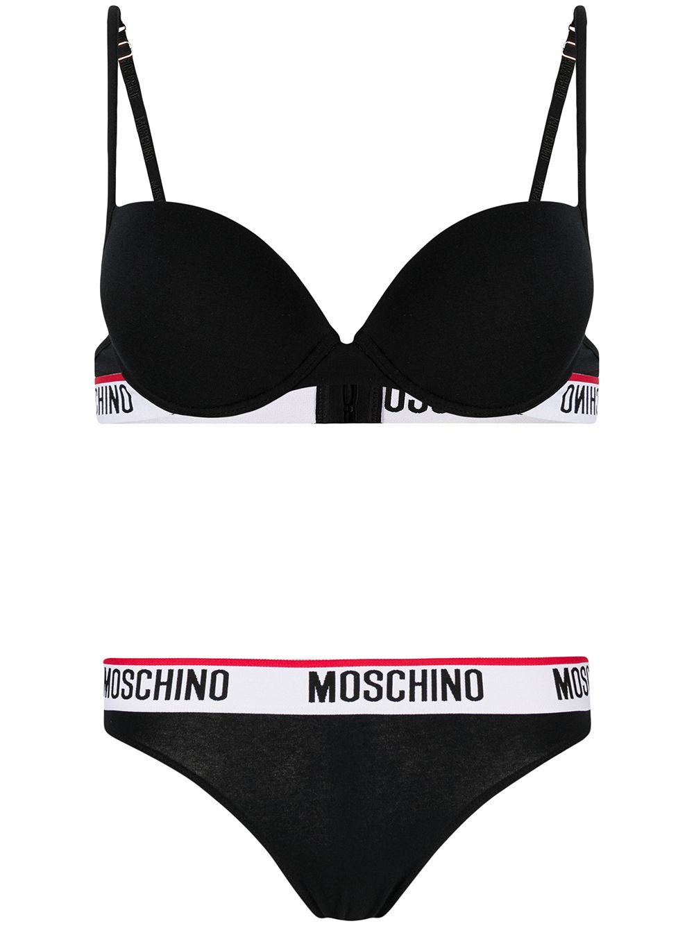 фото Moschino бюстгальтер с логотипом