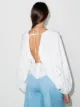 GANNI broderie anglaise blouse