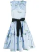 Image 1 of RED Valentino May Lily bow-embellished dress