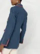 Etro double-breasted contrasting trim blazer