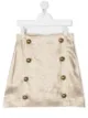 Image 1 of Balmain Kids metallic-effect mini skirt