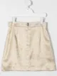 Image 2 of Balmain Kids metallic-effect mini skirt