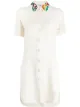 Image 1 of Etro embroidered-collar shirt dress