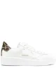 Image 1 of Golden Goose leopard print-detail lace-up trainers
