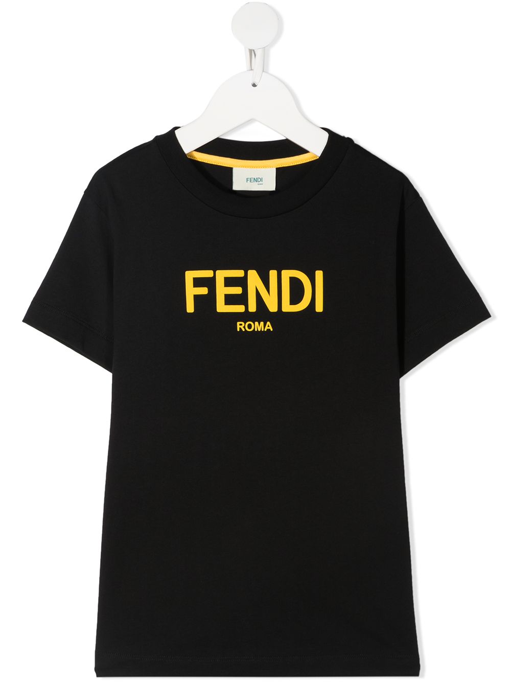 фото Fendi kids футболка с логотипом