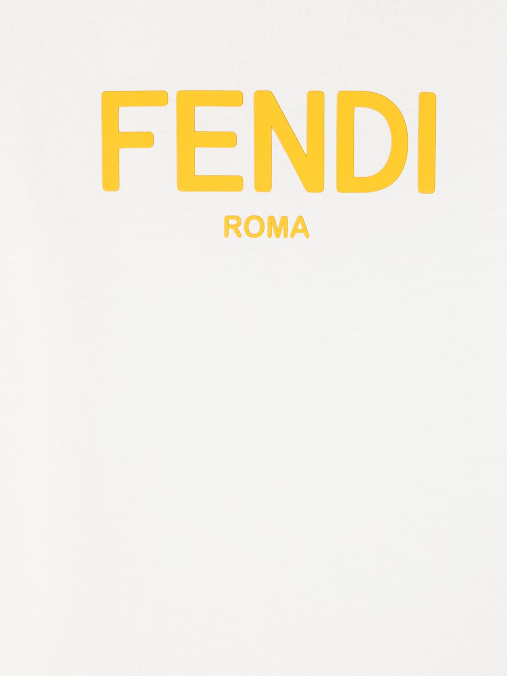 фото Fendi kids футболка с логотипом