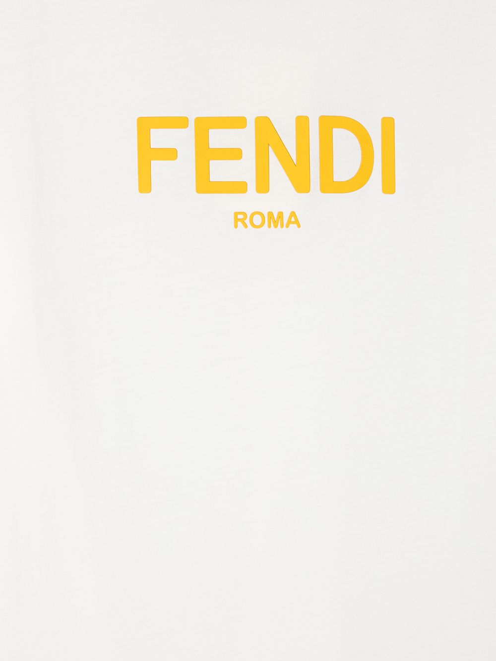 фото Fendi kids футболка с логотипом