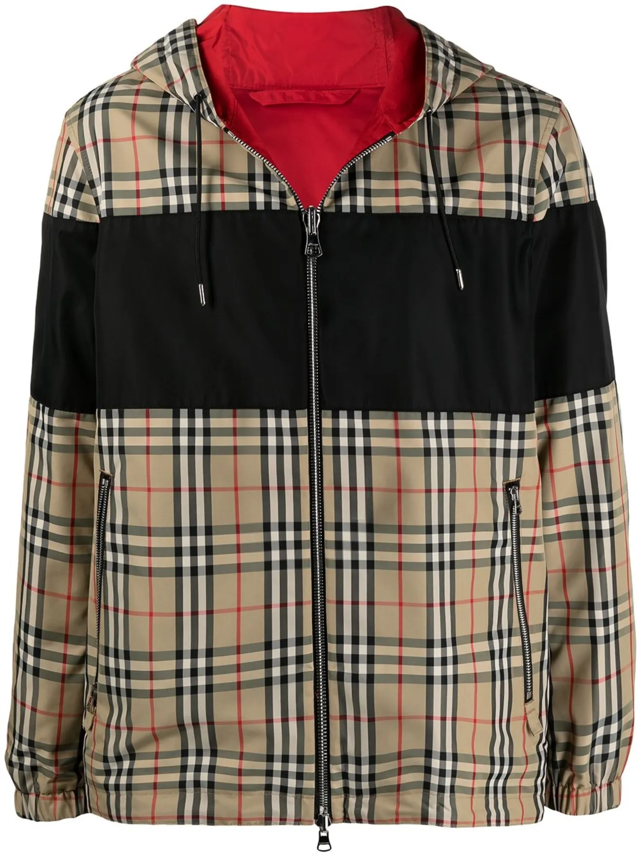 Burberry reversible hooded jacket neutrals | MODES