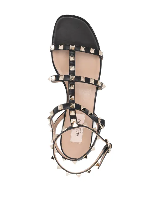 rockstud ankle strap sandal