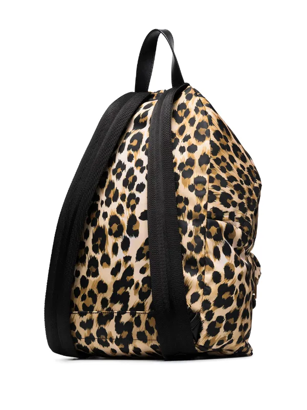moschino leopard backpack