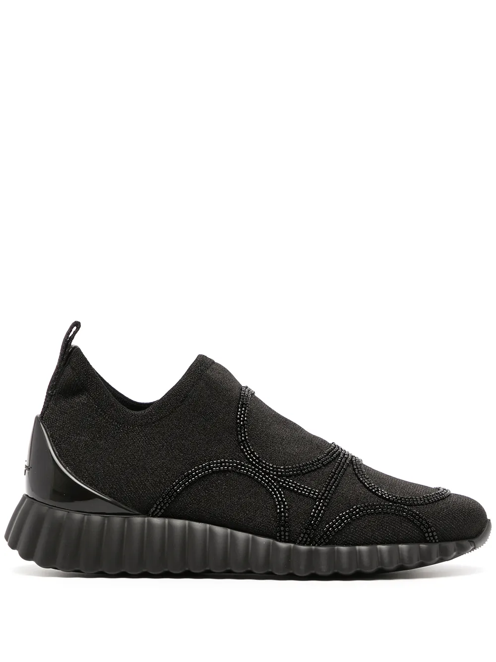 Ferragamo Sneakers met chunky zool Zwart