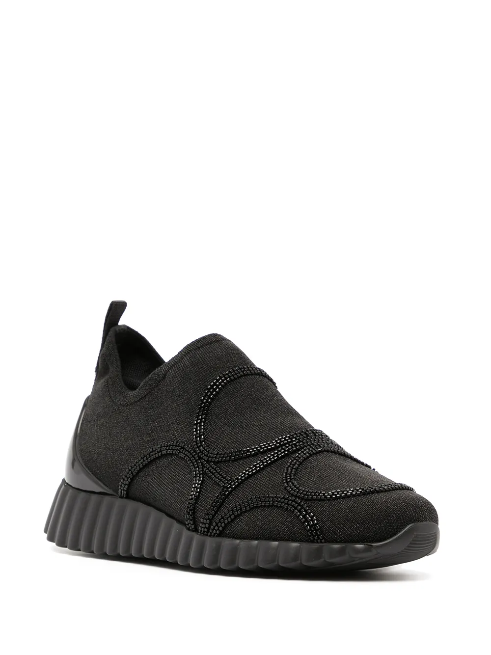 Ferragamo Sneakers met chunky zool Zwart