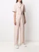 Sandro Paris belted zip-up jumpsuit