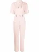 Image 1 of Sandro Paris belted zip-up jumpsuit