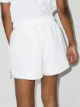 GANNI Isoli smiley-print track shorts