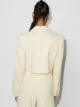 GANNI cropped suit blazer