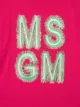 Msgm Kids TEEN logo-embroidered short-sleeved t-shirt