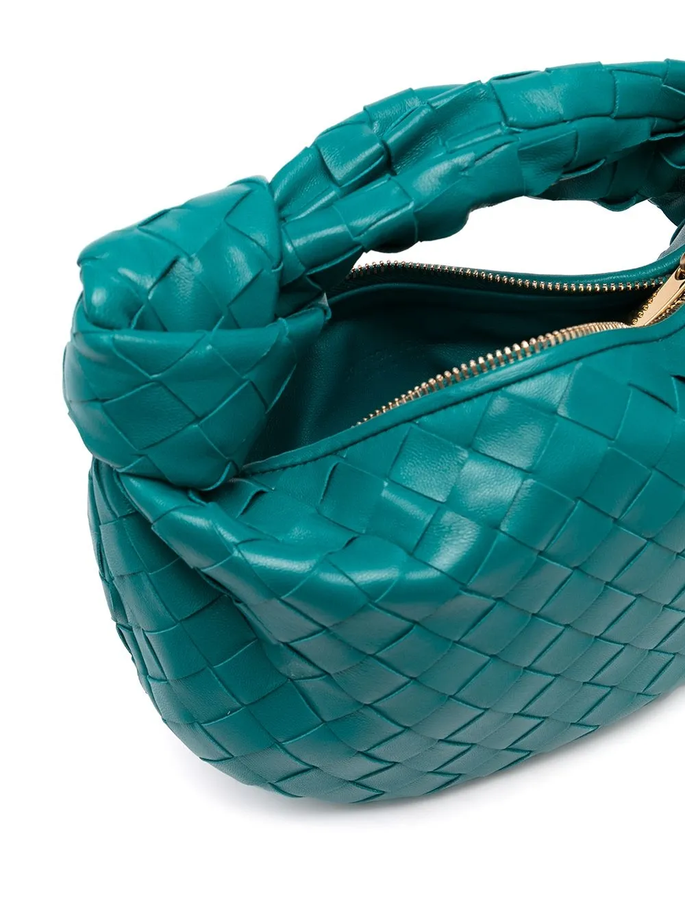 фото Bottega veneta мини-сумка jodie с плетением intrecciato