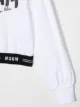 Msgm Kids logo print cropped sweatshirt