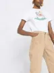 ETRO Cropped-Jeans mit Blumenstickerei