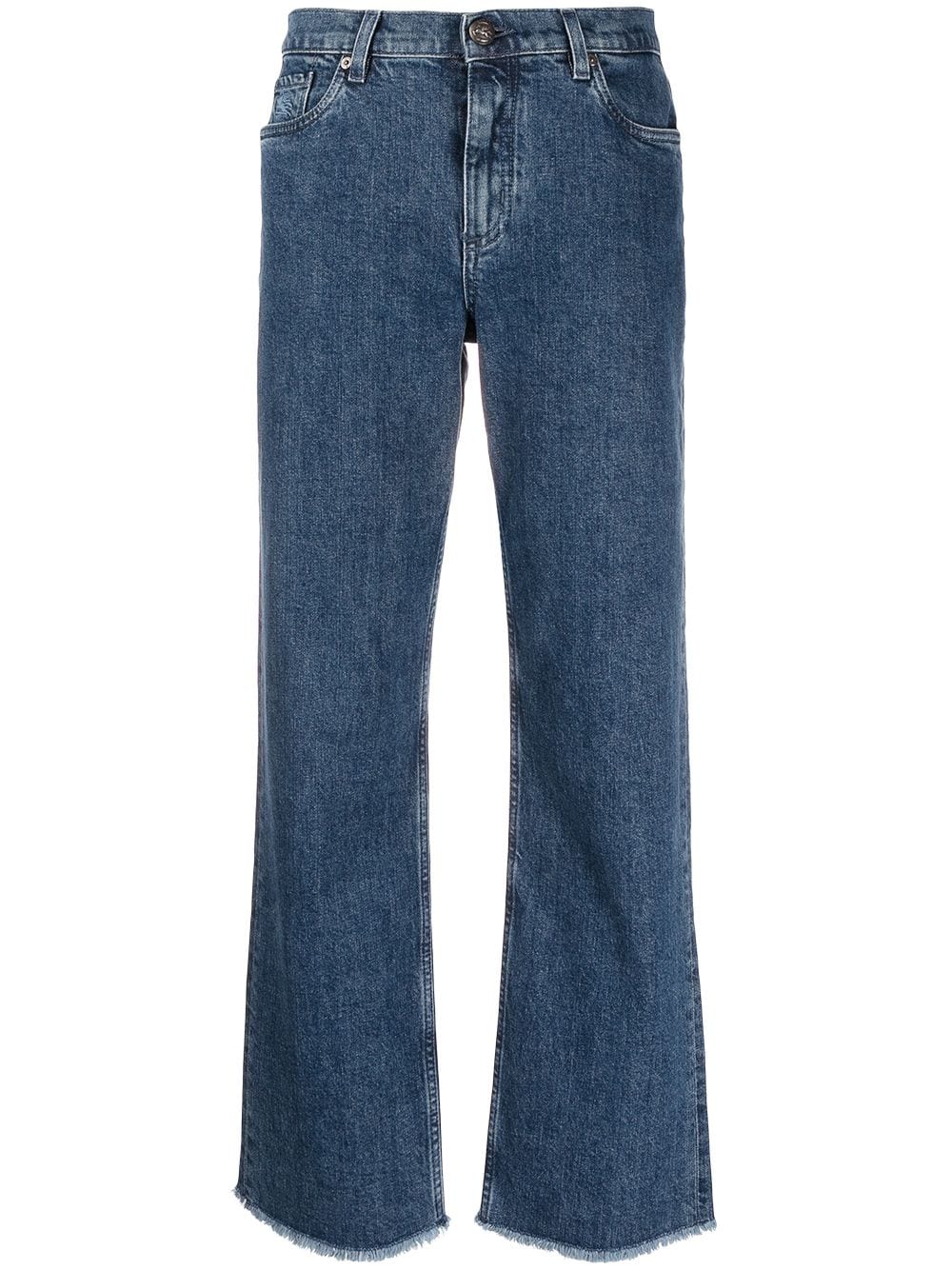 фото Etro прямые джинсы с завышенной талией