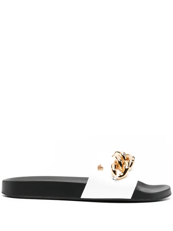 farfetch versace slides