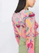 ETRO abstract knit V-neck jumper