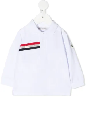 baby moncler long sleeve polo