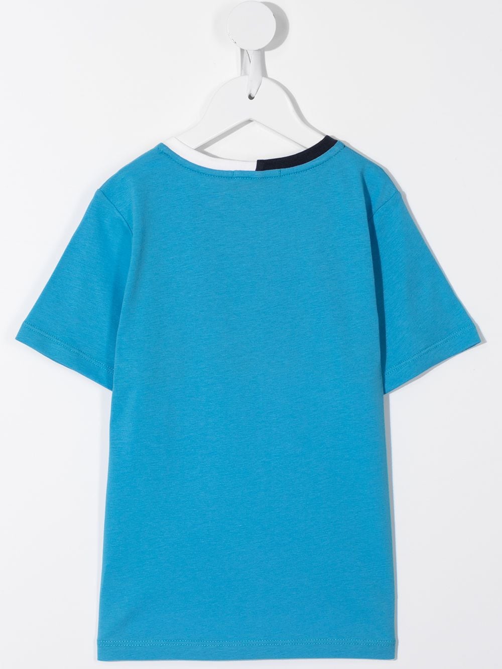 Aigner Kids Tweekleurig T-shirt - Blauw