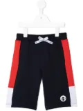 Aigner Kids logo patch shorts - Blue