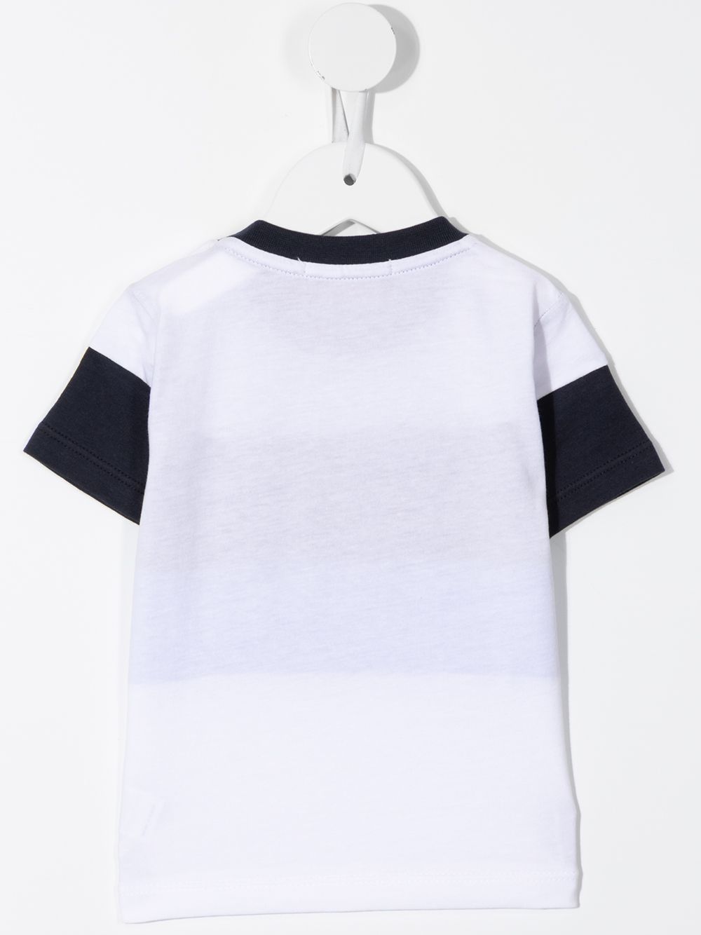 Aigner Kids T-shirt met logostreep - Blauw