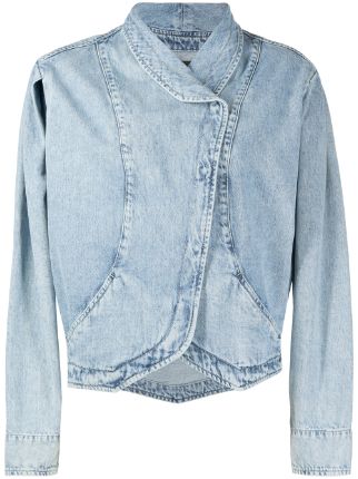 jean wrap jacket