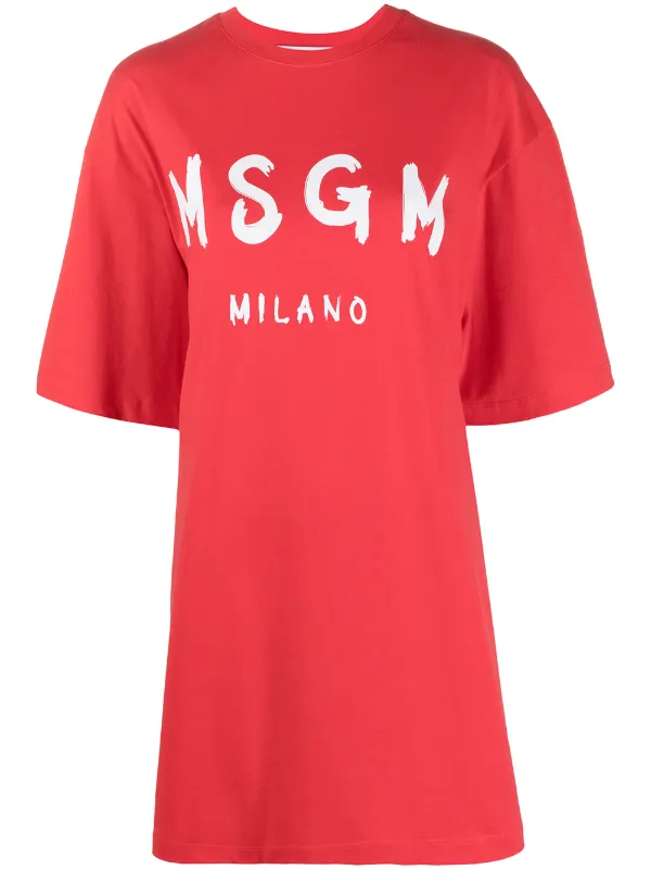 msgm shirt dress