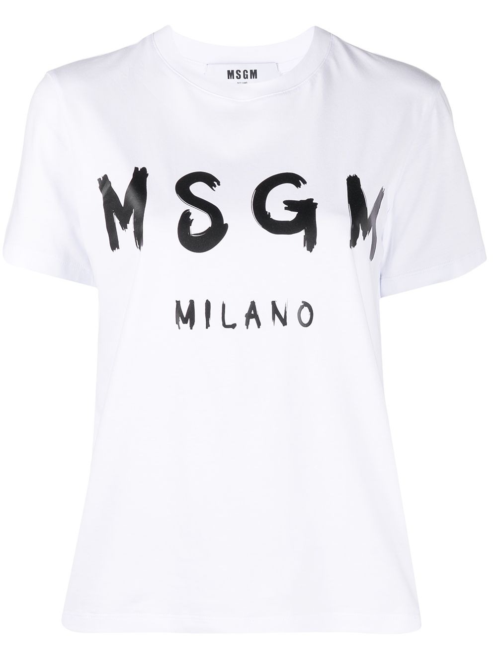MSGM logo-print Cotton T-shirt - Farfetch