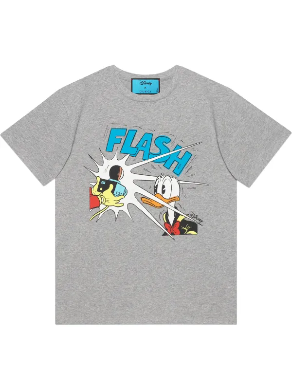 WakeorthoShops - Shop Gucci x Disney Donald Duck print T - shirt