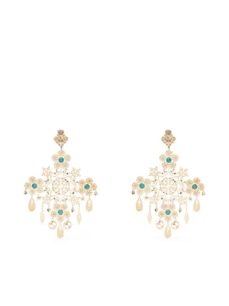 gucci floral earrings