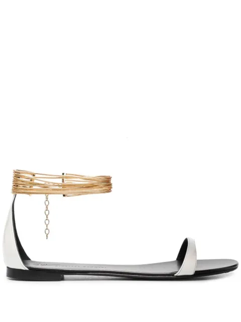Giuseppe Zanotti Sandália Kay com tornozelo
