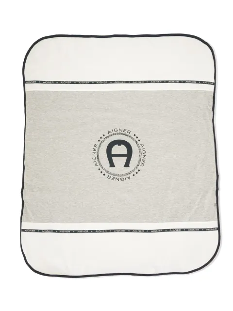 Aigner Kids logo-print blanket