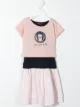 Image 2 of Aigner Kids layered A-line T-shirt dress