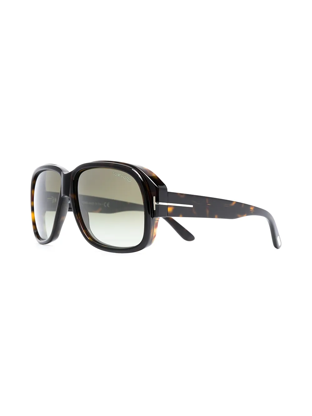 TOM FORD Eyewear Lyle zonnebril met rond montuur - Bruin