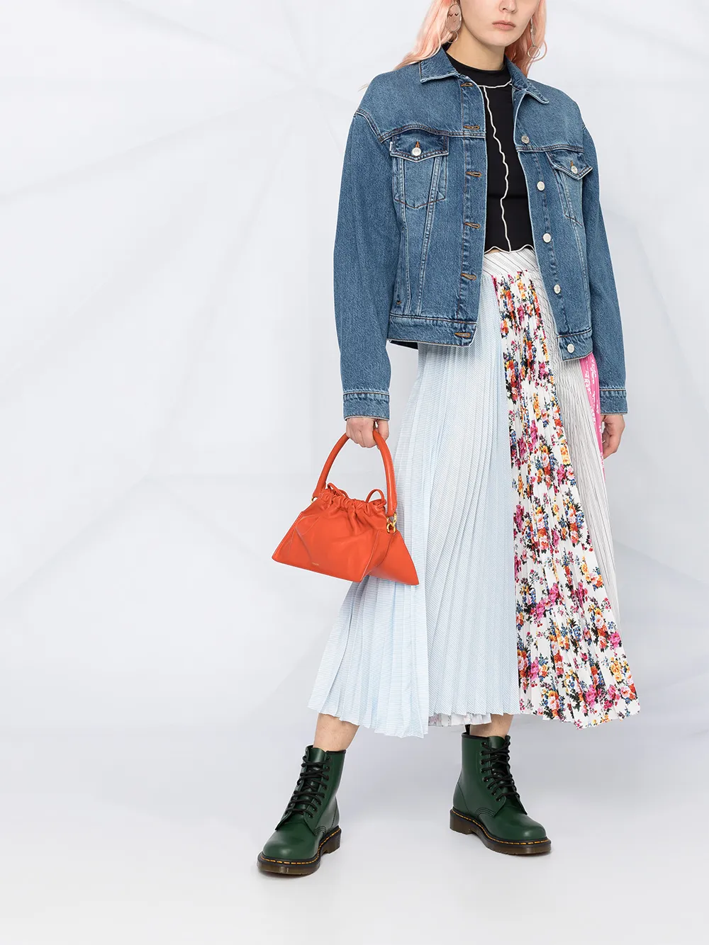 MSGM プリーツスカートの画像1