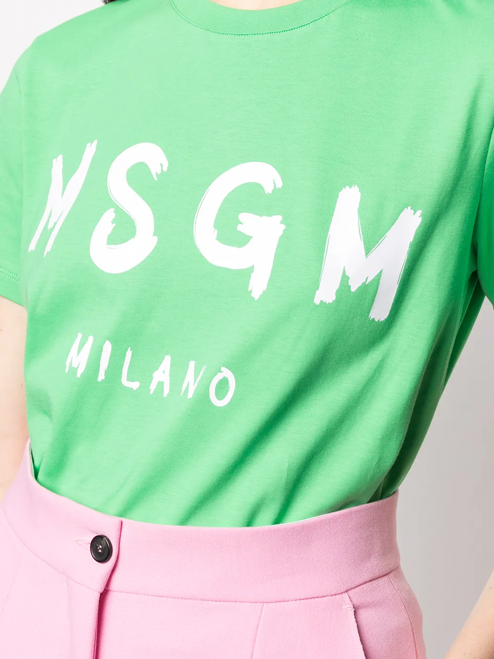 фото Msgm футболка с логотипом