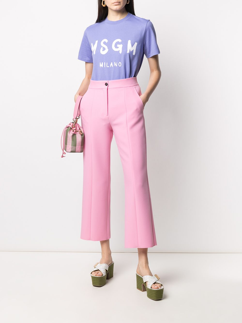 фото Msgm футболка с логотипом