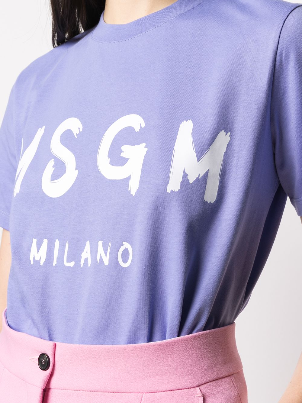 фото Msgm футболка с логотипом