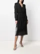 Image 2 of Patrizia Pepe stud embellished tie neck dress