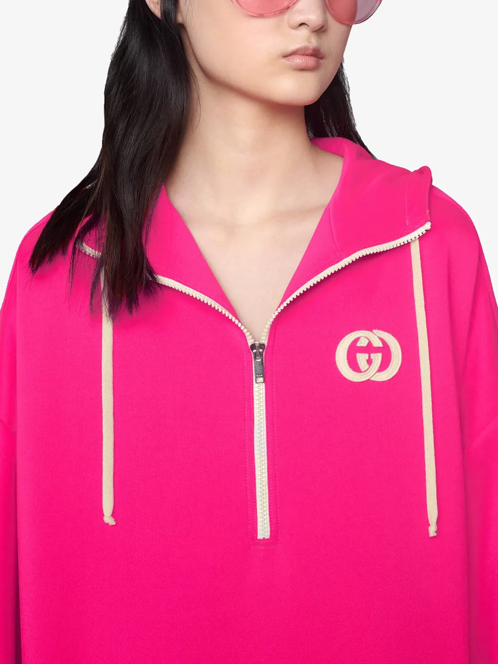 фото Gucci худи с вышитым логотипом