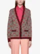 Gucci Cardigan GG de jacquard e lã