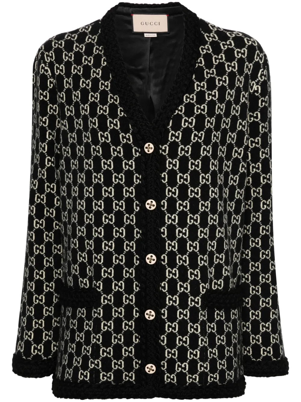 Image 1 of Gucci GG-jacquard cardi-coat