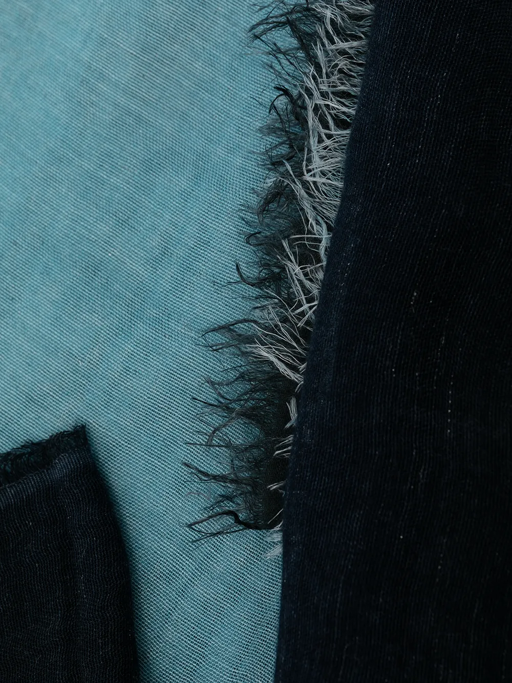 фото Faliero sarti шарф в стиле колор-блок с бахромой