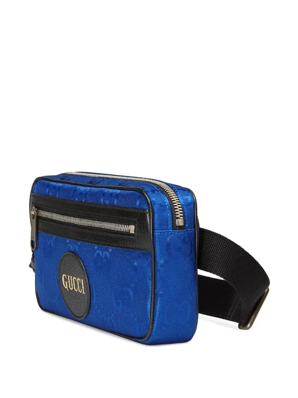 blue gucci fanny pack